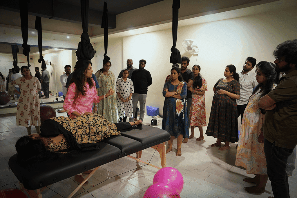 Birth preparation workshop group session at Birthwave